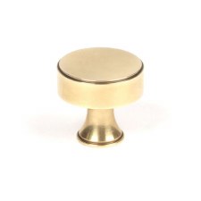 From The Anvil Scully Cabinet Knob 32mm Aged Brass