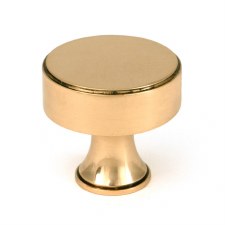 From The Anvil Scully Cabinet Knob 32mm Polished Bronze