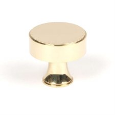 From The Anvil Scully Cabinet Knob 38mm Polished Brass