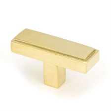 From The Anvil Scully T-Bar Pull Handle Polished Brass