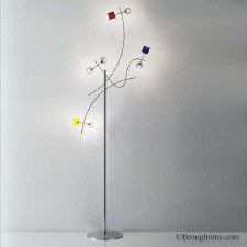 Sil Lux Barcelona Floor Lamp Chrome