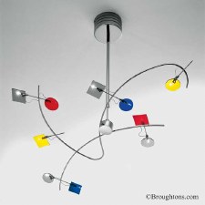 Sil Lux Barcelona Ceiling Pendant Light Chrome