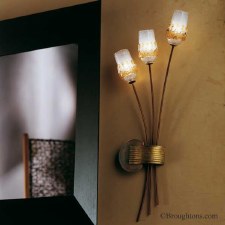 Sil Lux Mosca Wall Light Antique Brown