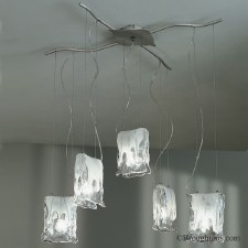 Sil Lux Murano 5 Light Ceiling Light