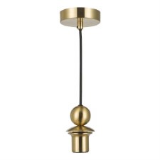 Ball Motif Suspension Kit E27 Satin Brass