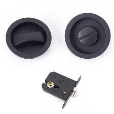 From The Anvil Sliding/Pocket Door Locking Kit Black From The Anvil Sliding/Pocket Door Locking Kit Black