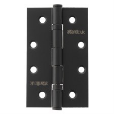 Slim Knuckle Ball Bearing Butt Hinges 4" x 2.5" Matt Black