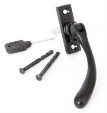 From The Anvil Slim Peardrop Espag Window Handle Black