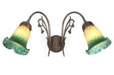 Snowdrop Art Nouveau Double Wall Light