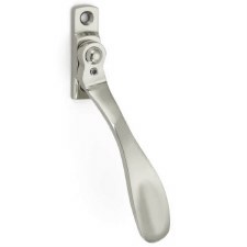 Spoon End Locking Espagnolette Handle RH Polished Nickel