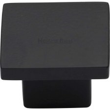 Heritage Classic Square Cabinet Knob C1254 32mm Matt Black Heritage Classic Square Cabinet Knob C1254 32mm Matt Black