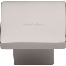 Heritage Classic Square Cabinet Knob C1254 32mm Polished Nickel Heritage Classic Square Cabinet Knob C1254 32mm Polished Nickel