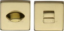 Heritage SQ4043 Bathroom Thumb Turn & Release Polished Brass Lacq