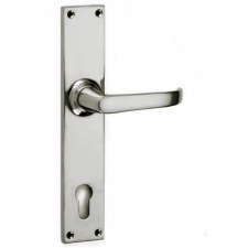 Croft Stafford 2101E Multipoint Door Lock Handles Polished Nickel