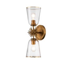 Elstead Staring Up/Down Wall Light Distressed Gold Elstead Staring Up/Down Wall Light Distressed Gold