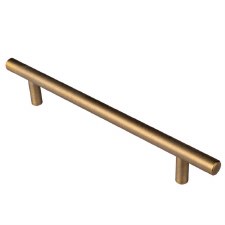 Steel T-Bar Handle 160mm Antique Brass