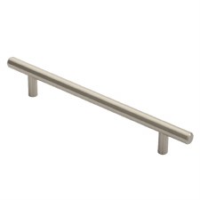 Steel T-Bar Handle 160mm Satin Nickel