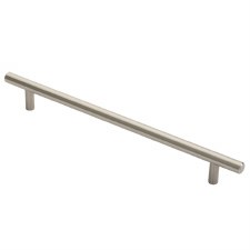 Steel T-Bar Handle 224mm Satin Nickel