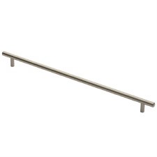 Steel T-Bar Handle 384mm Satin Nickel