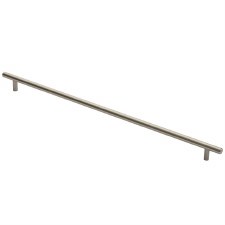 Steel T-Bar Handle 448mm Satin Nickel