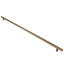 Steel T-Bar Handle 608mm Antique Brass