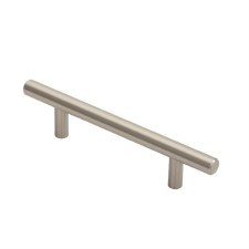 Steel T-Bar Handle 96mm Satin Nickel