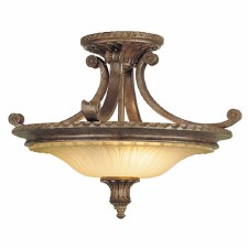 Feiss Stirling Cast Semi Flush Light Feiss Stirling Cast Semi Flush Light