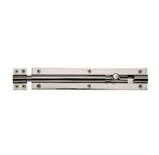 Heritage Straight Door Bolt C1584 8" Polished Nickel