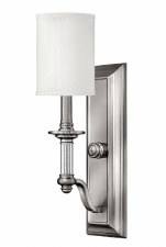 Hinkley Sussex Double Wall Light Brushed Nickel