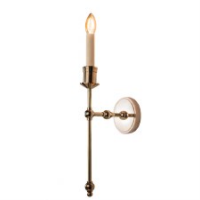 Suzanna Tall Wall Light Polished Brass Lacquered