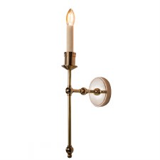 Suzanna Tall Wall Light Polished Brass Unlacquered