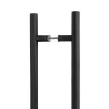 From The Anvil T-Bar Door Pull Back To Back 1800mm Matt Black From The Anvil T-Bar Door Pull Back To Back 1800mm Matt Black