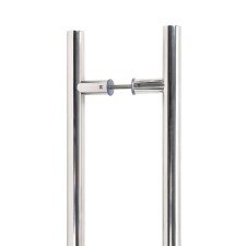 From The Anvil T-Bar Door Pull Back To Back 1800mm Polished Stainless Steel From The Anvil T-Bar Door Pull Back To Back 1800mm Polished Stainless Steel