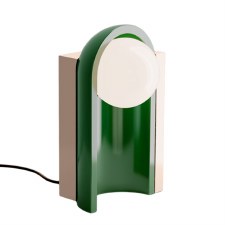 Ferroluce Cléo Table Lamp C2810 Grigio Sabbia & Verde Bali