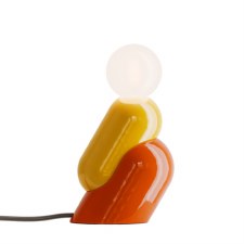 Ferroluce Tata Table Lamp C2820 Giallo & Arancio Volpe