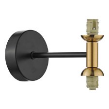 Takara Wall Light Fitting Black & Bronze