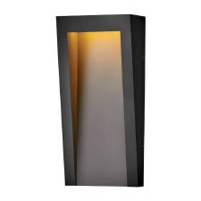 Hinkley Taper Medium LED Flush Wall Light Black