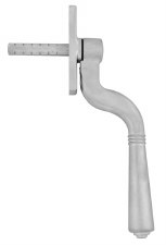 From The Anvil Teardrop Espagnolette Window Handle Satin Chrome From The Anvil Teardrop Espagnolette Window Handle Satin Chrome