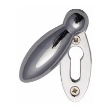 Heritage V1022 Teardrop Covered Escutcheon Polished Chrome Heritage V1022 Teardrop Covered Escutcheon Polished Chrome