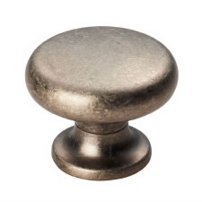 Temperance Cupboard Knob Antique Pewter