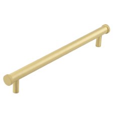 Thaxted Cabinet Handle 224mm Satin Brass Lacquered