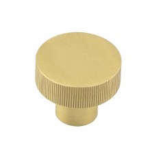 Thaxted Cabinet Knob 30mm Satin Brass Lacquered