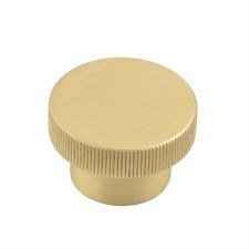 Thaxted Cabinet Knob 40mm Satin Brass Lacquered