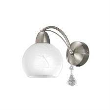 Theo Single Wall Light Satin Nickel