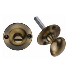 Heritage BT15 Bathroom Thumb Turn & Release Antique Brass