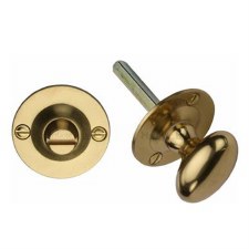 Heritage BT15 Bathroom Thumb Turn & Release Polished Brass