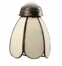 Tiffany 6 Panel Iridised White Shade Tiffany 6 Panel Iridised White Shade