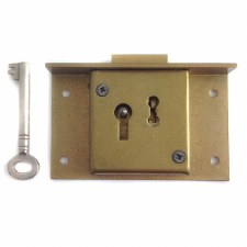 Till Lock 3" Brass