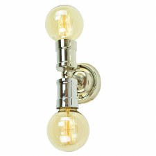 Tommy Double Wall Light Polished Nickel