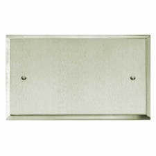 Mode Double Blank Plate Satin Nickel